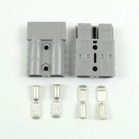 ↂ◐♕ 600V 50A Copper Silver Battery Quick Connector Kit Connect Plug Disconnect Winch Trailer Connect Max for 6AWG Wire