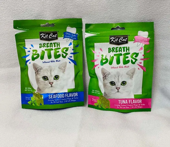 Kit Cat Breath Bites 60g. Cat Treats Cat Dental Treats Lazada PH