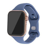 Slim สายนาฬิกาซิลิโคนสำหรับ Strap44mm 45มม. 49มม. 40มม. 41มม. 42มม. 38มม. สร้อยข้อมือสำหรับ Series 8 7 3 4 5 6 Se Ultra