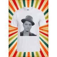 เสื้อยืด พิมพ์ลายนักร้อง Bruno Mars R&amp;B Funk Pop Soul แฟชั่นฤดูร้อน สําหรับผู้ชาย  ULJK