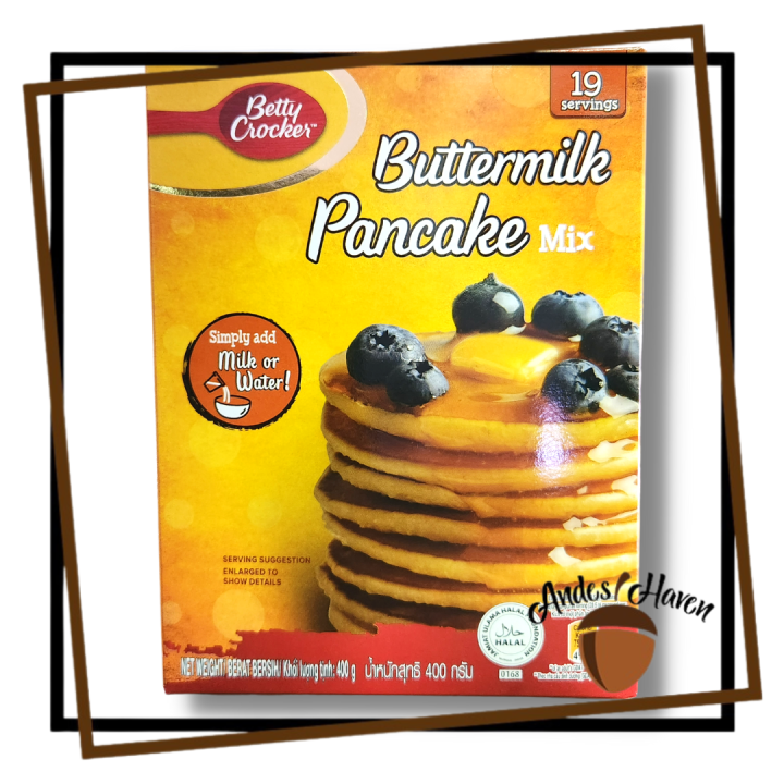 【Betty Crocker】Buttermilk Pancake Mix 400g Lazada