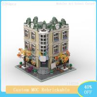 NEW LEGO Hot Selling Building Blocks Street View Model MOC Art School Corner DIY Childrens Assembled Toys Christmas Gift MOC-119236