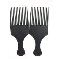 Salon Use Black Metal African American Pick Hair Combs Afro Hair Comb for Hairdressing Styling Tool