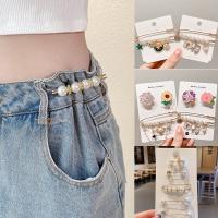 COD DSFGERTGYERE Korean Waist Brooch Fashion Buckle Pin Female Fixed Skirt Pants Set