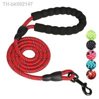 ❆♙☃ Nylon Dog Leash for Small Large Dogs Heavy Duty Pet Training Walking Leashes Reflective Rope Comfort Handle Dog Accessories