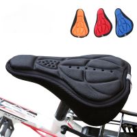 【LZ】♧▦  Mountain Bike Silicone 3D Gel Sela Seat Cover Pad acolchoado macio confortável bicicleta MTB