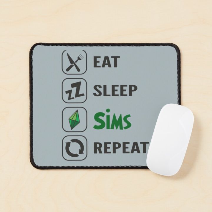 eat-sleep-sims-repeat-the-sims-mouse-pad-table-printing-gamer-play-computer-keyboard-gaming-desk-anime-pc-mat-mens-mousepad