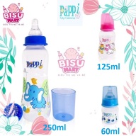 HCMBình sữa PP cổ hẹp eo Pappi 60ml - 125ml - 250ml Thailand  mẫu mới thumbnail