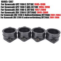 อะแดปเตอร์ไอดีร่วม Intake Karburator สำหรับคาวาซากิ GPZ ZRX 1100 E F ABS ZXT10E C ZRT10C 1200 C ZRT20AC ZRT20AA