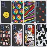 For TCL 30 SE Case Silicone tcl 306 Phone Case For TCL 30E Cover Tcl 305 30 se 30e 306 SE Soft TPU Flower Case TCL305 30se Cover