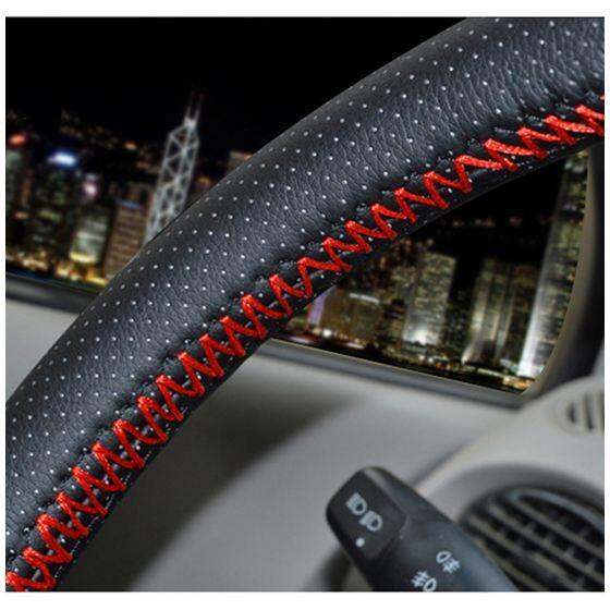 new-universal-braid-on-the-steering-wheel-pu-leather-car-steering-wheel-cover-to-cover-the-entire-single-connector-38cm