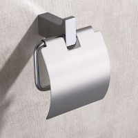 TAICUTE Heavy Duty Toilet Paper Holder with Cover Shelf Stainless Steel Tissue Paper Roll Hanger Wall Mount Bathroom Accessories