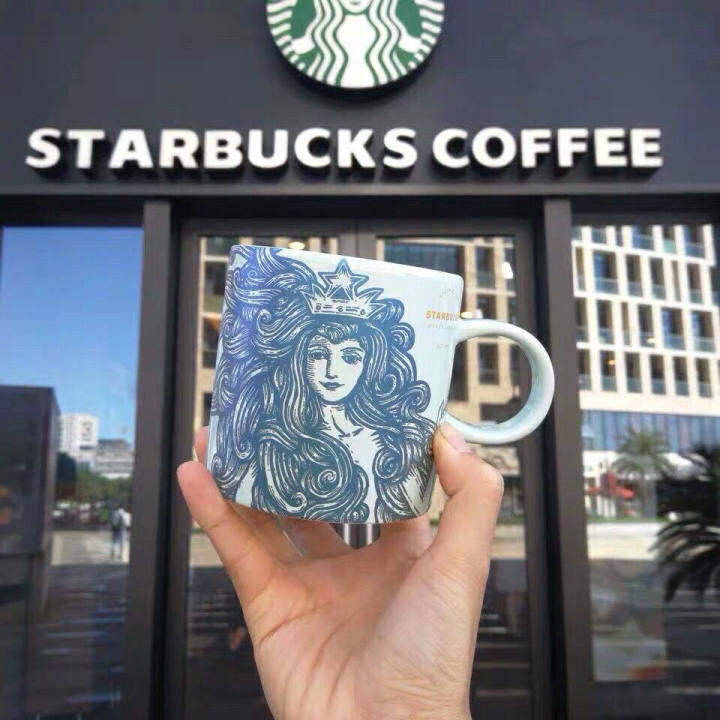 starbuck-mug-ถ้วยเซรามิค-ของขวัญฟรี-starbuck-ช้อนและ-coaster-355ml-mermaid-ocean-goddess-แก้วกาแฟเซรามิคคู่ถ้วยจำกัด-edition823