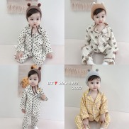 SALE BỘ PIJAMA XỐP MỀM MỊN CHO BE TRAI BÉ GÁI SIZE 10-20KGDXOP