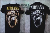 เสื้อยืดคอกลม สกรีนลาย NIRVANA