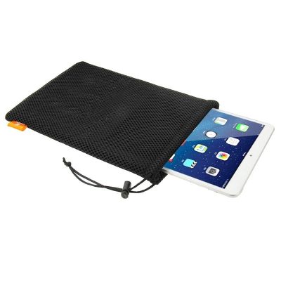 9 Inch Nylon Mesh Drawstring Pocket Tablet Storage Bag Storage Bag