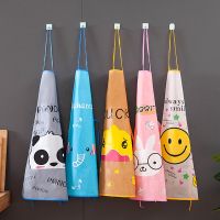 Apron Lovely princess Wind rubber apron waterproof plastic transparent PVC thick cartoon heart womens clay apron Aprons