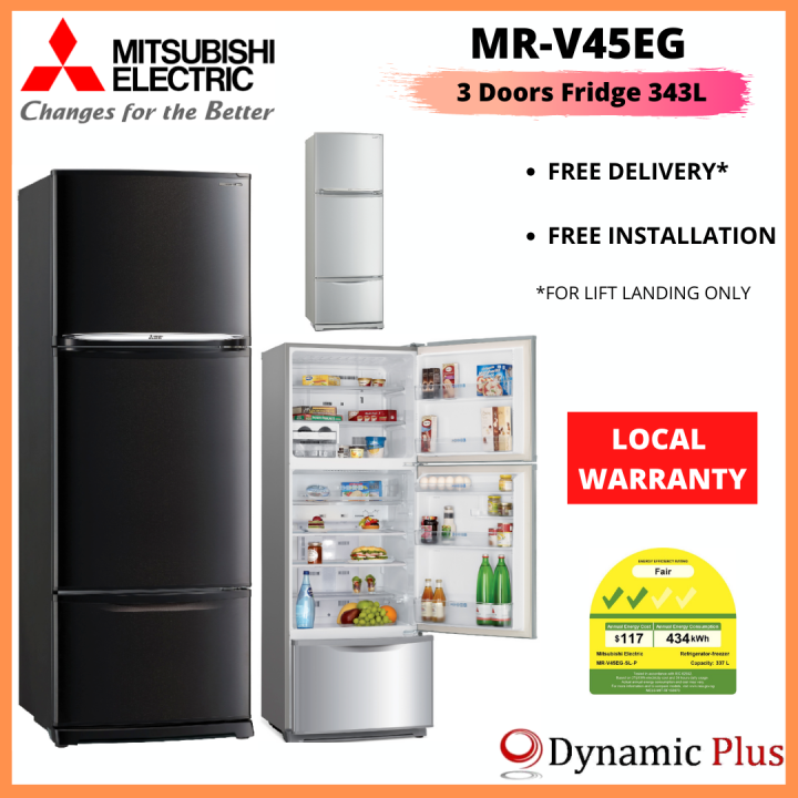 mitsubishi fridge mr v45eg