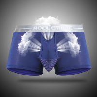 （A NEW）3ชิ้น/แพ็ค MenUnderwearSeparation Scrotum Physiological Mens Underpants Breathable Boxers Panties Ropa Interior