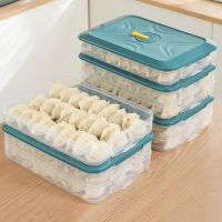 Refrigerator Storage Box Dumpling Food Storage Container Stackable Refrigerator Organizer Kitchen Organizer Fresh-keeping