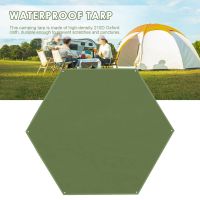 Outdoor Waterproof Tent Floor Tarp Picnic Mat Ultralight Pocket Tent Portable Hexagonal Mat Moisture-proof Mat For Camping Tool