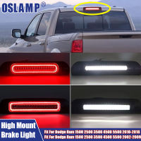 Q LED ไฟเบรกภูเขาสูงสำหรับ Dodge Ram 1500 2500 3500 4500 5500 2002-2018 LED แหวนแสงคู่มือสูงเมาโคมไฟเบรกที่สาม