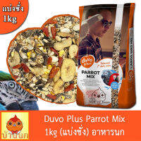 Duvo Plus Parrot Mix 1kg (แบ่งชั่ง) อาหารนก มาคอร์ แอฟกันเกร์ อีเล็คตรัส คอนัวร์ แขกเต้า แก้วโม่ง