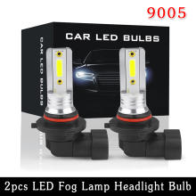 Replacement LED Headlight Set 2Pcs 9005/HB3 6500K White 100W Fog Aluminum Waterproof Parts