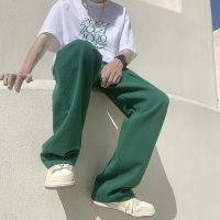 【YD】 4 Colors Baggy Jeans Men Fashion Wide Leg Streetwear Loose Hip Hop Straight Denim Pants Mens Trousers M-2XL
