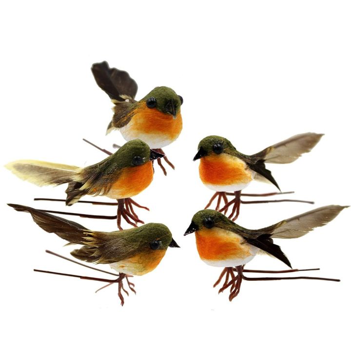 gt-10pcs-robin-bird-christmas-tree-decoration-craft-artificial-feather-home-decoration-artificial-bird-ornaments-garden-decoration