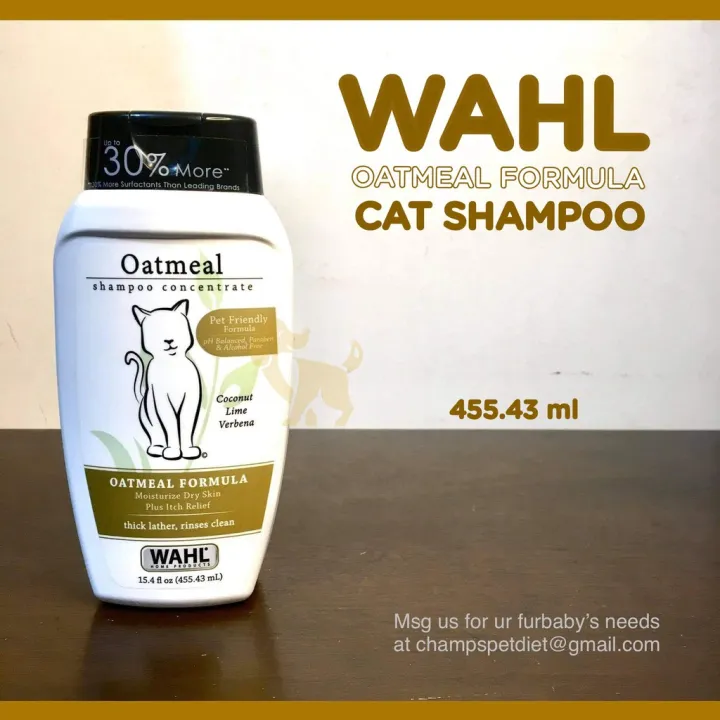 CM,Wahl Oatmeal Shampoo Concentrate for Cats 455.53ml Lazada PH