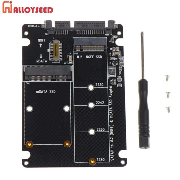M2 SATA Adapter 2.5 Inch M.2 To SATA Converter B+M Key M.2 NGFF SSD To 2.5 SATA 22Pin Controller