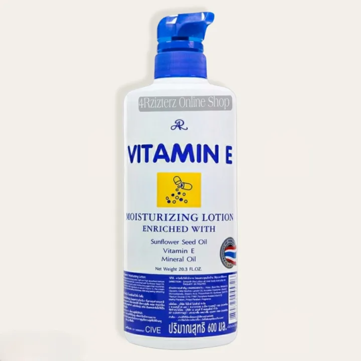 ORIGINAL AR Vitamin E Moisturizing Lotion 600 ml. Lazada PH