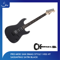 กีตาร์ Charvel Pro-Mod DK24 HH HT E Sassafras, Satin Black | Strings Shop