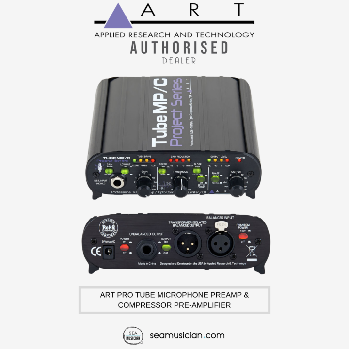 ART TUBE MP/C TUBE MICROPHONE PREAMP & COMPRESSOR TUBE PREAMP/OPTO