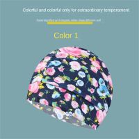 Caps For Swim Swim Pool Summer Diving Caps Breathable Swimming Cap Water Sport Caps Flowers Printed Colorful Summer Swimming HatTH