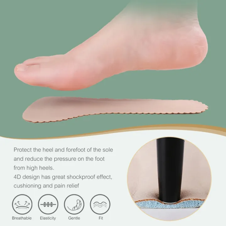 2pcs-leather-sandal-insoles-for-women-high-heel-sweat-absorbing-deodorant-shoes-sole-stickers-seven-point-half-pads-soft-bottom