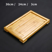 MUXIANJU Tea Tray Bamboo Tea Tray Solid Bamboo Tea Board Kung Fu Tea Tools