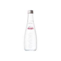 ?New Arrival? เอเวียง น้ำเเร่ ในขวดแก้ว จากฝรั่งเศษ 330 มิลลิตร - Evian Water Glass Bottle imported from France 330ml ?