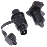 Trailer Plug Adapter Motorhome Power Cord Socket Connector Plug Socket 3-pin European-Style Car Trailer Adapter Truck