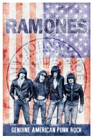 โปสเตอร์ รูปภาพ Ramones ราโมนส์ โปสเตอร์ วงดนตรี รูปหายาก โปสเตอร์ติดผนัง โปสเตอร์สวยๆ ภาพติดผนัง poster