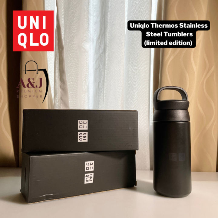 uniqlo-limited-edition-กระติกน้ําร้อน-สเตนเลส-แก้วน้ํา-ขวดน้ํา