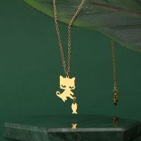 【CW】 Necklaces Fishing Multi-accessory Fashion Pendant Chain Collar Hip Hop Necklace Jewelry Gifts NEW