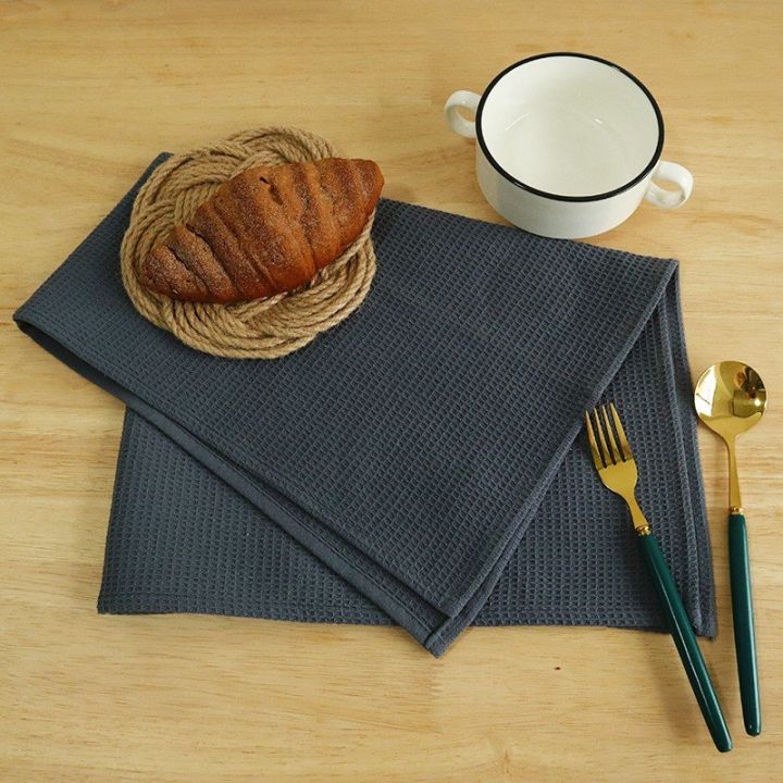 3pcs-kitchen-towels-100-cotton-tea-towel-43x65-gray-napkins-dish-cloth-absorbent-lint-free-machine-tableware-household-dropship