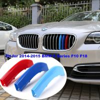 Angelguoguo 3D กระจังหน้ารถกีฬาลาย ABS รูปลอกสติ๊กเกอร์เหมาะสำหรับ BMW 5 Series F10 F18 3 Series F30 F31