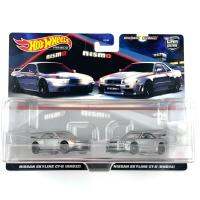 รถสะสม NISSAN SKYLINE GT-R BNR32และ BNR34 1/64รถของเล่นแบบหล่อ HBL96