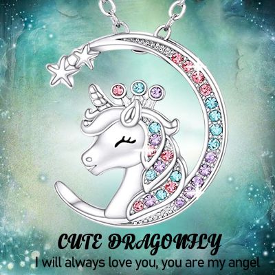 Girls Unicorn Jewelry Necklace - Jewelry Women Crystal Necklace Girls Party Gift - Aliexpress