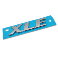 Logo "XLE" โลโก้ 2x9cm. จำนวน 1ชิ้น สีโครเมียม Toyota Rav4 โตโยต้า 4ประตู ปี 2018  สินค้าราคาถูก คุณภาพดี Logo Emblem Decal