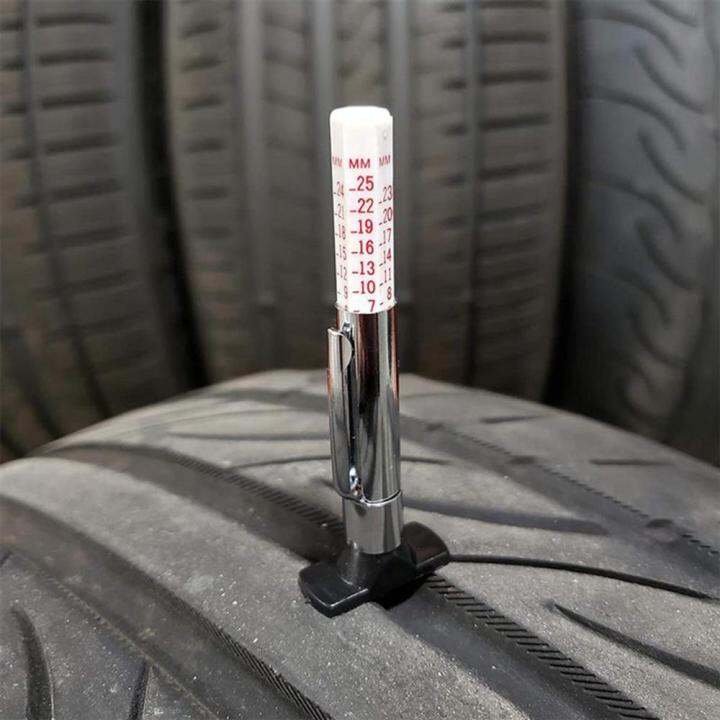 RP5BRD Auto TwoSided Mark Accurate Color Coded Tire Ruler Tyre Tread