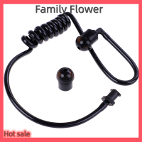 Family Flower Flash Sale Black REPLACEMENT COIL Acoustic Air Tube ปลั๊กอุดหูสำหรับหูฟังวิทยุ